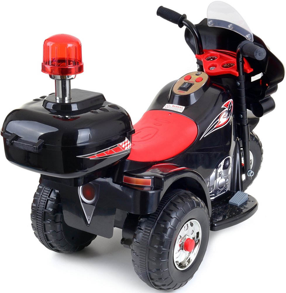 Motor elektryczny dla dzieci na akumulator POLICJA czarny
